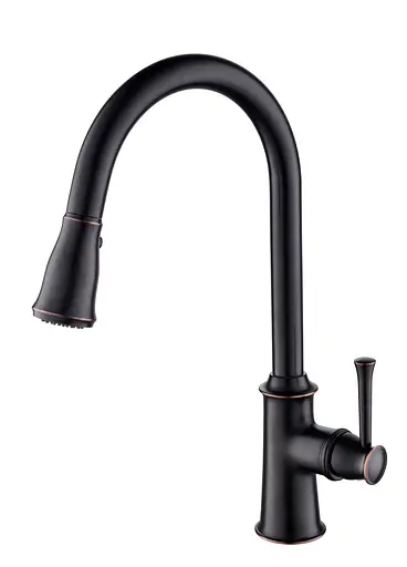 Смеситель для кухни Imprese Podzima Zrala ZMK02170815 Черный - фото 1