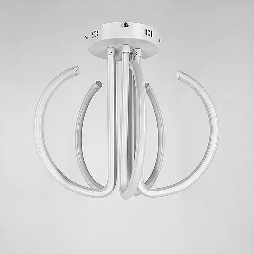 Потолочная белая LED люстра на пять завитков Ст. 9979/5 | Line F - фото 2