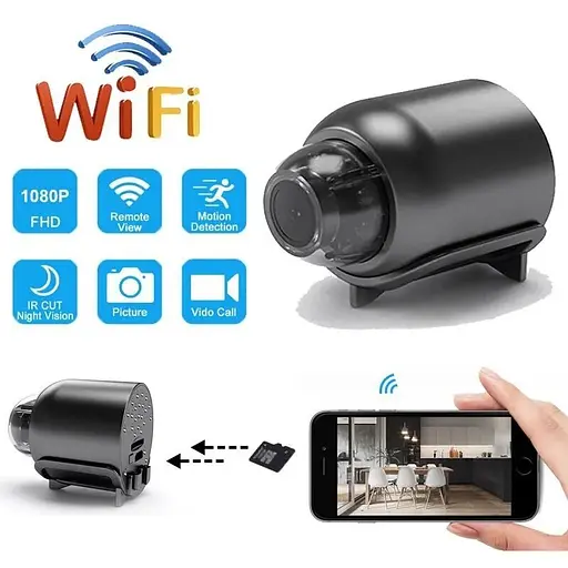 Мініатюрна камера Boblov R-20 Full HD 1080P wifi (100671) - фото 8