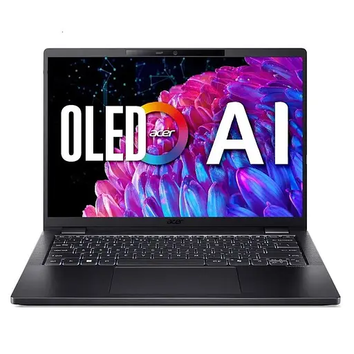 Acer Ноутбук TravelMate TMP614-73 14" 2.8K OLED, Intel U7-155H, 32GB, F1TB, UMA, Win11P, черный