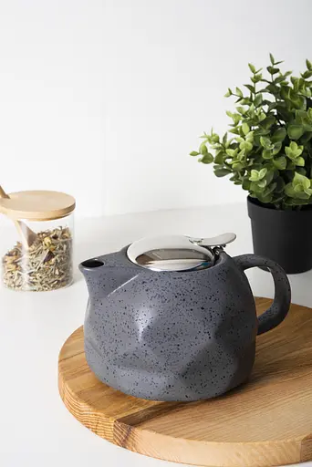 Заварник Limited Edition Basil керамічний 850 мл чорний (B050022) - фото 2