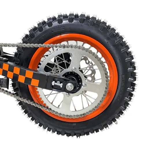 Питбайк Kugoo Wish 01 | Черный | С усиленной рамой и амортизационной вилкой - фото 21