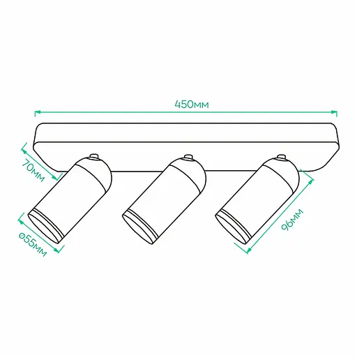 Спот Ardero ML316-3 під лампу білий - фото 3