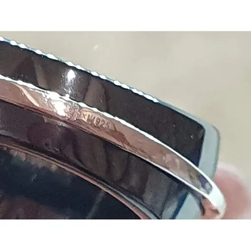 Срібне кільце Aurora з керамікою і фіанітами. С1163Ч 18 - фото 5