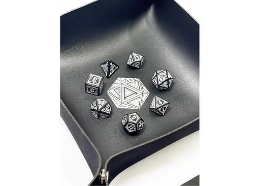 Настільна гра Планета Ігор Лоток для кубиків D20 (чорний) (Dice tray D20 black) (pi-dt007) - фото 10