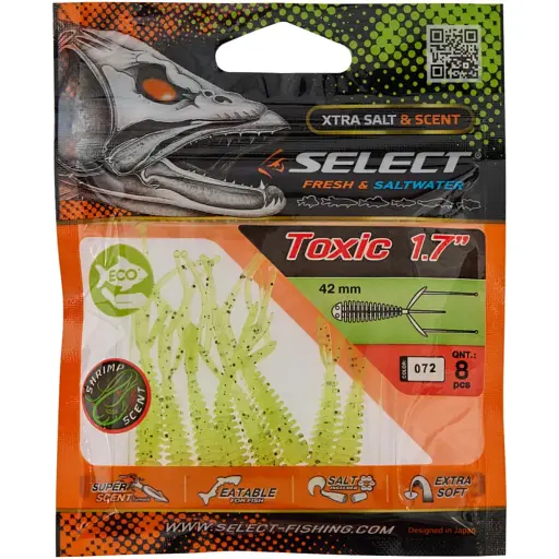 Силікон Select Toxic 1.7" #072 (8 шт/уп) - фото 2