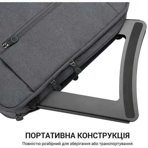 Подставка для ноутбука, планшета OfficePro LS-325G Gray - фото 12