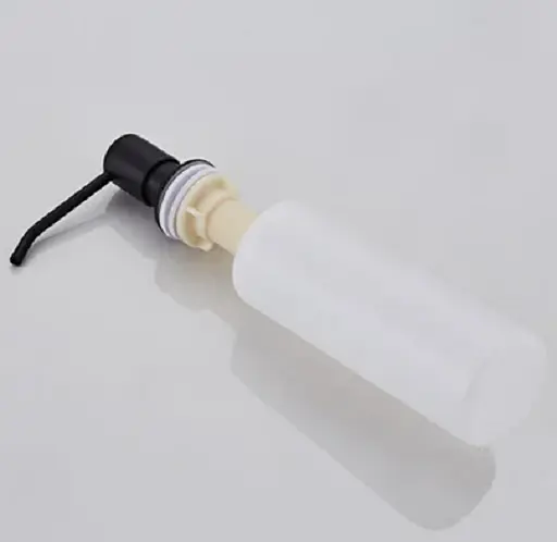 Чорний дозатор для мила на мийку Nett DB-300 - фото 2