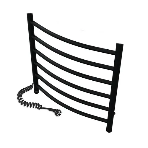 Рушникосушарка електрична Heizung EG 6/55 ліва з терморегулятором 660x550 мм Чорний 30412 - фото 2