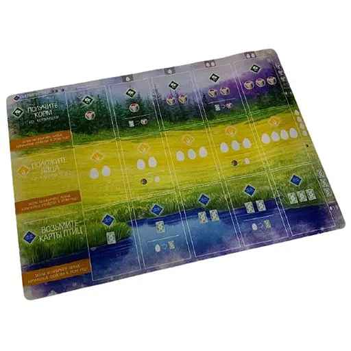 Неопреновий ігровий килимок для гри Lavka Games Крила та доповнення Птахи Океанії (КРЯ004) - фото 1
