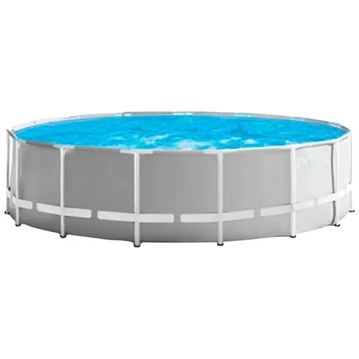 Басейн каркасний Intex 26712 NP круглий 366x76 см об'єм 6503 л із вбудованим насосом 220-240V