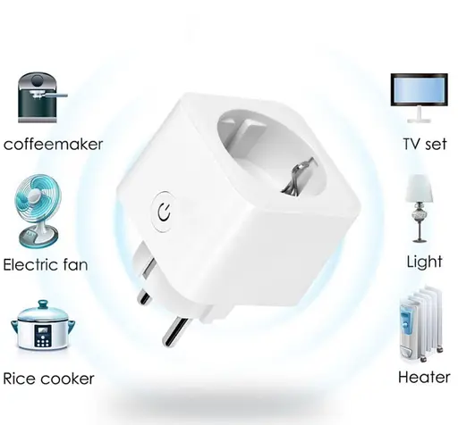 Розумна Wi-Fi розетка smart YOSO YTW00WE 16А White Smart Life, Tuya Smart - фото 2