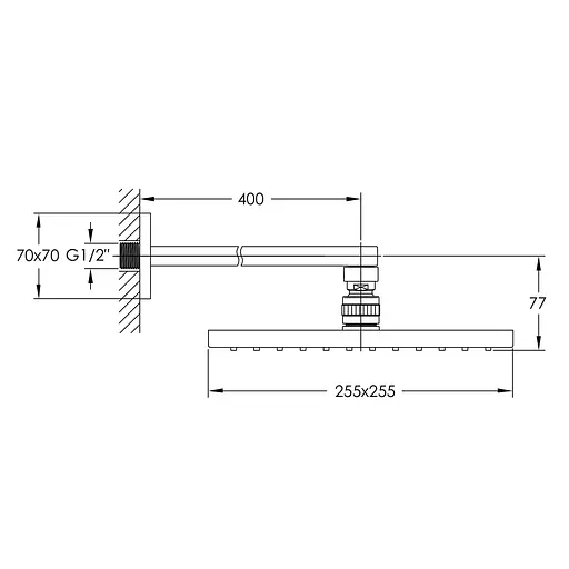 Верхній душ Imprese Smart Click ZMK101901220 - фото 2