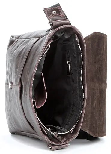 Чоловіча шкіряна сумка SHVIGEL 24х30х8 см sum0012641 - фото 5