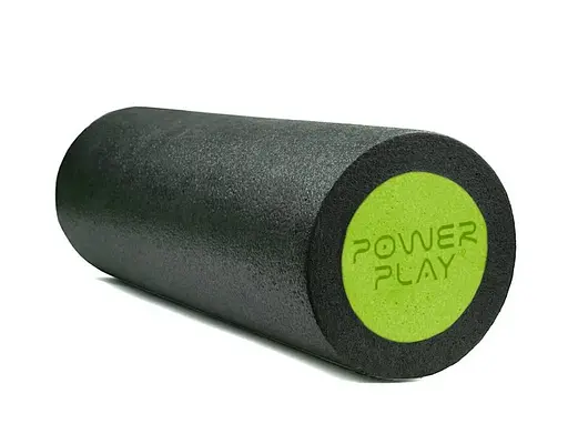 Набір для масажу та йоги PowerPlay PP_4094 EPP (Ролик 30*15 + 2-ва мячі) Green + гумка 5.5 кг (PP_4094_Green) - фото 2