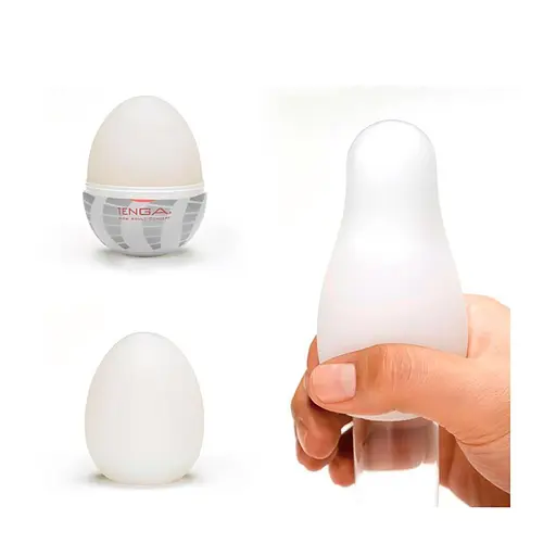 Мастурбатор яйцо TTenga Egg New Standart Tornadoбелый - фото 3