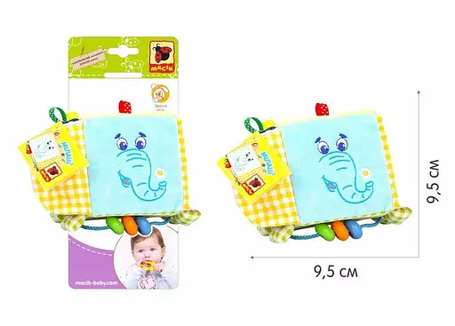 Подвеска-кубик Зоо "Слон Милаш" МС 110202-03 - фото 2