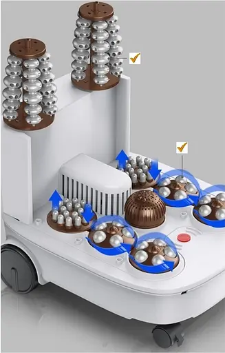 Масажер для ніг з підігрівом Benbo ZY-968 гідромасажна ванночка - фото 5