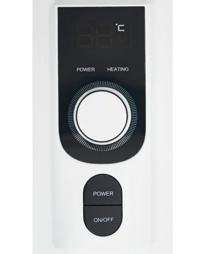 Водонагрівач Midea 50 л, 2 кВт, сухий ТЕН, вертикальний, прямокутний, білий (D50-20ED2(D)) - фото 4