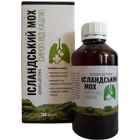 Сироп Ісландський мох А+ 200 мл