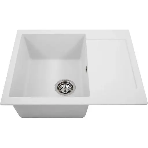 Кухонна мийка Interline Polo white - фото 2