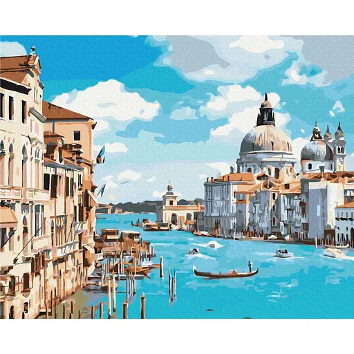 Картина за номерами Прогулянка Венецією Brushme 40x50 см різнокольорова 000277155