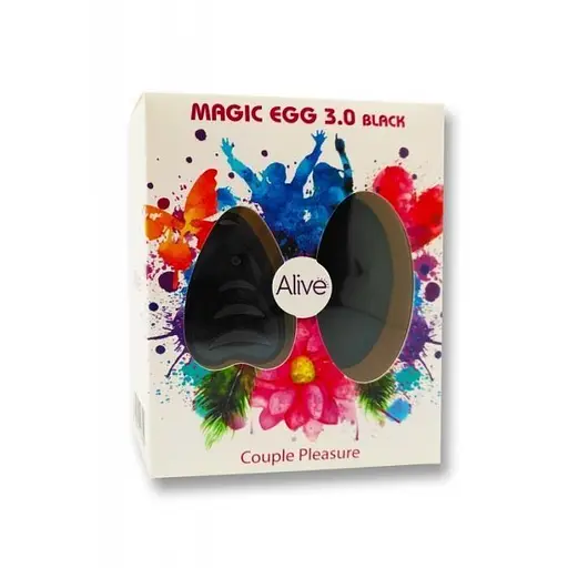 Віброяйце Alive Magic Egg 3.0 7.3 см чорний - фото 2