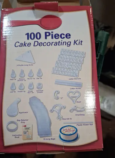 Набор для украшения и декорирования тортов Cake Decorator 100 предметов, Kitchen Master Белый 86392 - фото 7