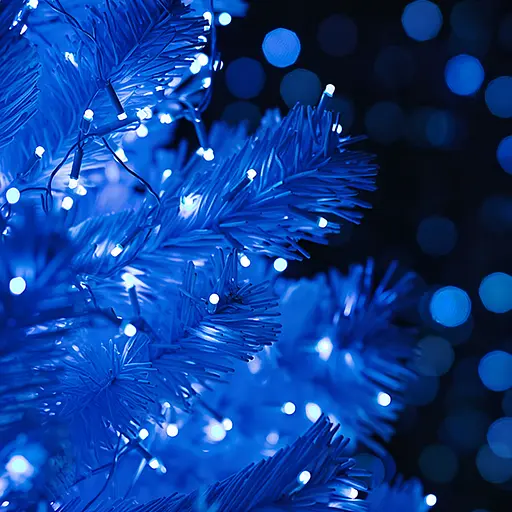 Новорічна гірлянда Різдвяна фея вулична GarlandoPro 100 м 1000 LED гірлянда на вулицю 8 режимів роботи білий провід Синій CF1000L100MWBL