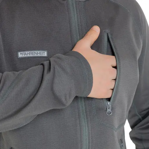 Кофта Fahrenheit Hardface Full ZIP M/R Grey - фото 3