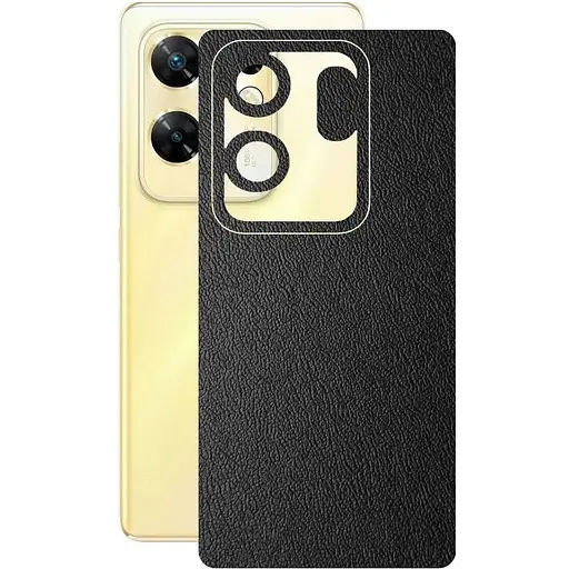 Защитная пленка StatusSKIN для Infinix Zero 30 4G Корпус Винил Кожа черная - фото 1