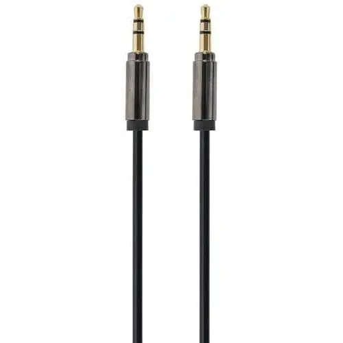 Кабель AUX Cablexpert 3.5 мм M - 3.5 мм M 0.75 м черный (CCAP-444-0.75M) - фото 1