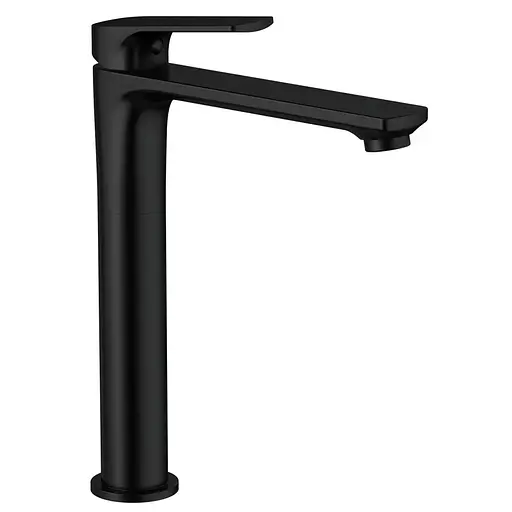 Смеситель для умывальника Mixxus Premium Mone 001 Nut High Black MI6775 Черный матовый - фото 1