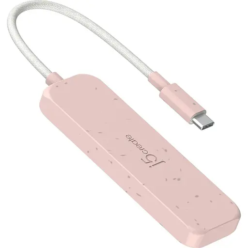 USB-хаб j5create JCH345ER-N USB-C на 4 USB-C, красный (JCH345ER-N) - фото 3