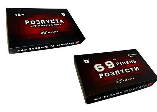 Настільна гра Точка Games Розпуста з доповненням Додатковий рівень (укр.) (ВР_Р+1)