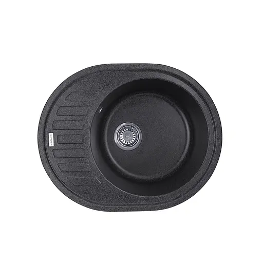 Кухонная мойка гранитная Kroner KRP Komposit GRB-6250 CV027416, Графит - фото 1