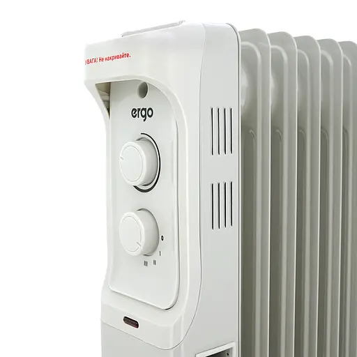 Радіатор масляний Ergo 221507, 7 ребер, 3 рівні потужності - фото 4