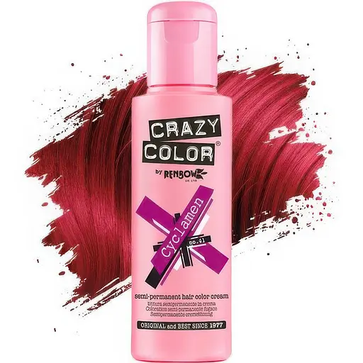 Тінт-фарба для волосся Crazy Color відтінок 41 цикламен 100 мл