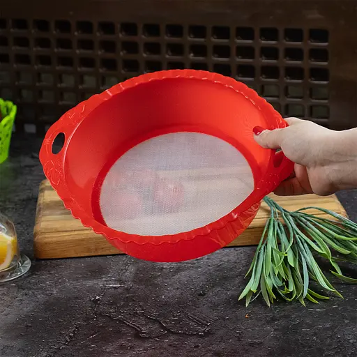 Сито пластиковое Ø 22 см Красный 88019 - фото 3