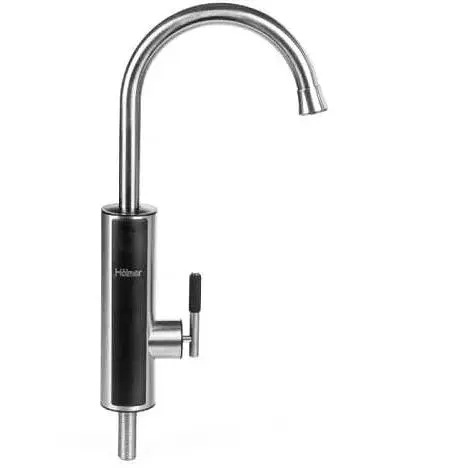 Водонагрівач проточний Holmer HHW-412SL 3000 W механічне керування IPX4 автозапобіжник 16 А Inox