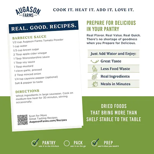 Томатна паста сублімована з великим терміном придатності 25 років Augason Farms, 329 порцій (101181) - фото 3
