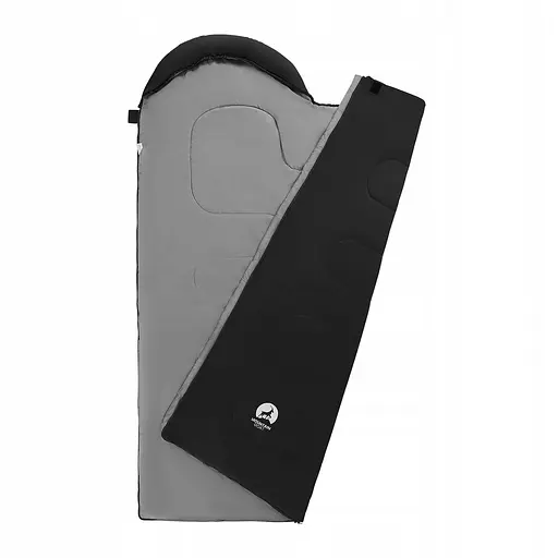 Спальный мешок (спальник) одеяло Mountain Goat Standard 2 в 1 MG0014 8 ...+20°C R Black/Grey (P-5905973400954) - фото 1