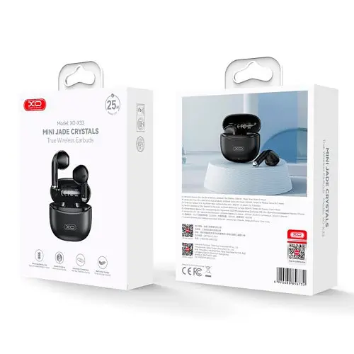Наушники беспроводные XO X33 Yu Jing TWS bluetooth Headset черные - фото 4