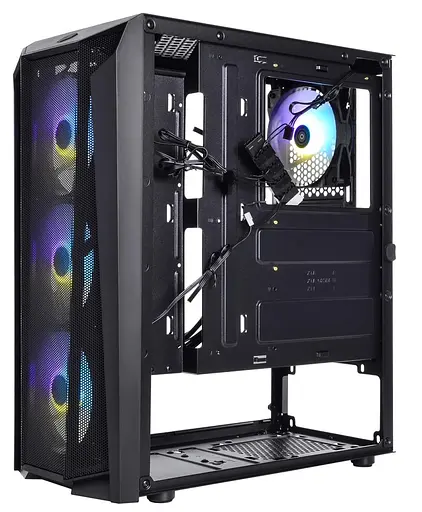 Корпус QUBE BOREY V2.0 ARGB Black (BOREY_F5NU3_V2.0) - фото 7