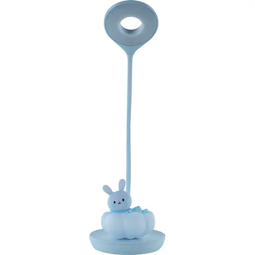 Настольная лампа Kite Cloudy Bunny LED с аккумулятором голубая (K24-493-1-3) - фото 1