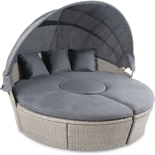 Садовая мебель Di Volio Milano серо-графитовая