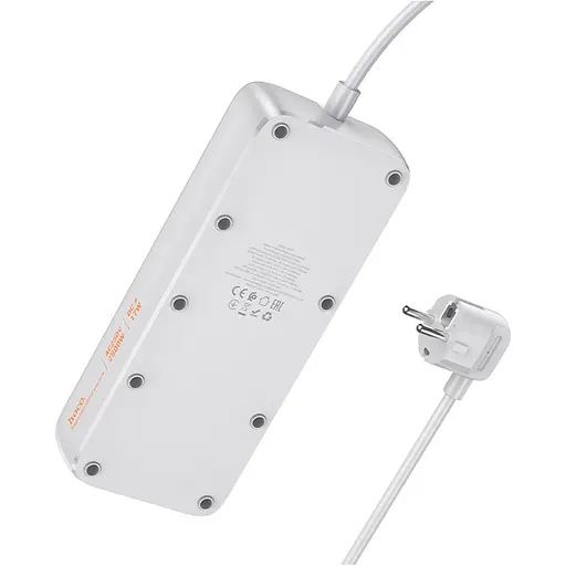 Сетевой фильтр Hoco AC21 Sunlight White [128371] - фото 3