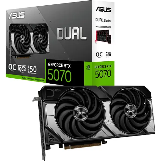 Відеокарта Asus Dual GeForce RTX 5070 12GB OC Edition (DUAL-RTX5070-O12G) EU [143288]