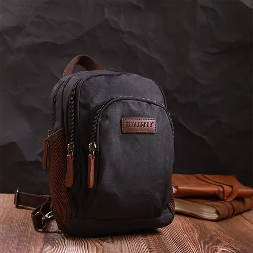 Текстильный рюкзак Vintage 19х28х10 см sum0023485 - фото 7