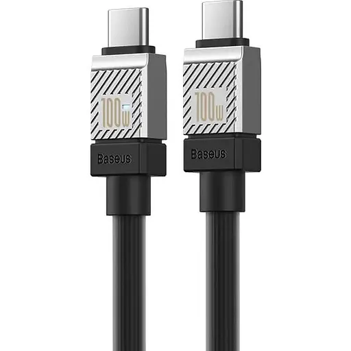Кабель Baseus CoolPlay Series USB-C to USB-C 100W 2m Black (CAKW000301) [128055] - фото 2